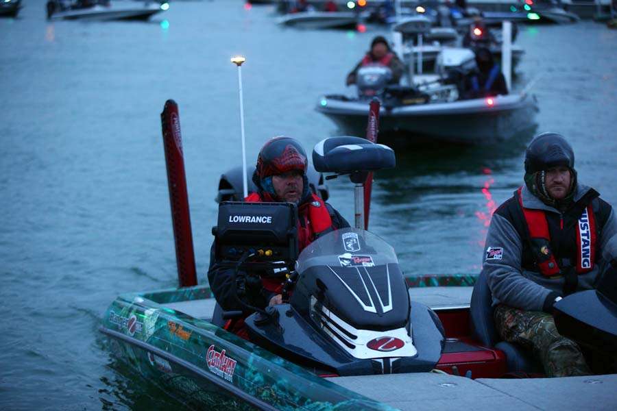 Swamp People star and fifth-place angler Troy Broussard is a serious contender to be in contention to win the Open on Lake Amistad. 
