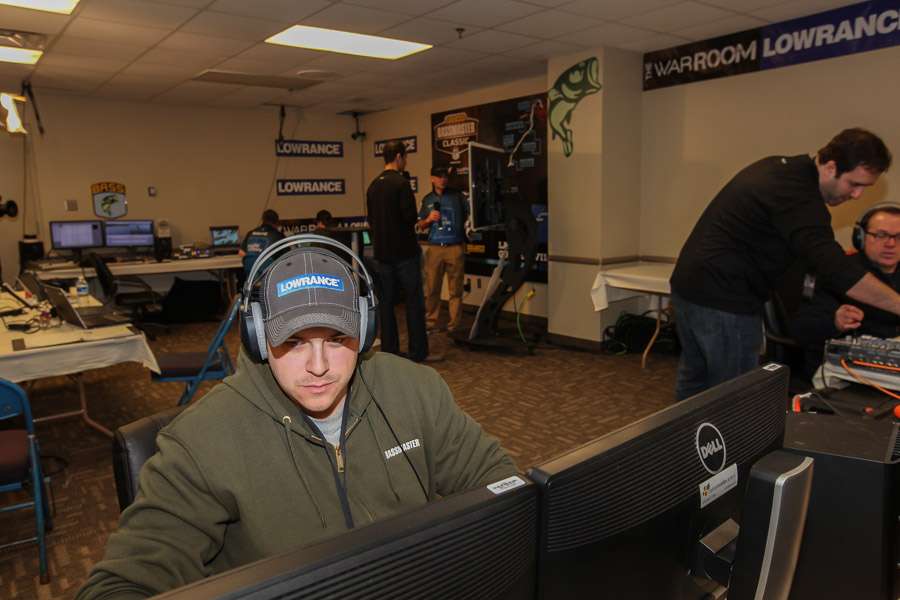 It takes a great deal of staff and equipment to make the War Room a success.