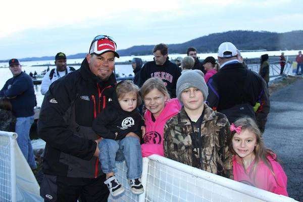 <p>"44th annual #bassmasterclassic and 4 of my favorite people from Guntersville made it to launch! Its go time!!!" -- <a href=