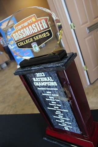 Another item high on the wish list, the Carhartt College Series National Championship trophy. 