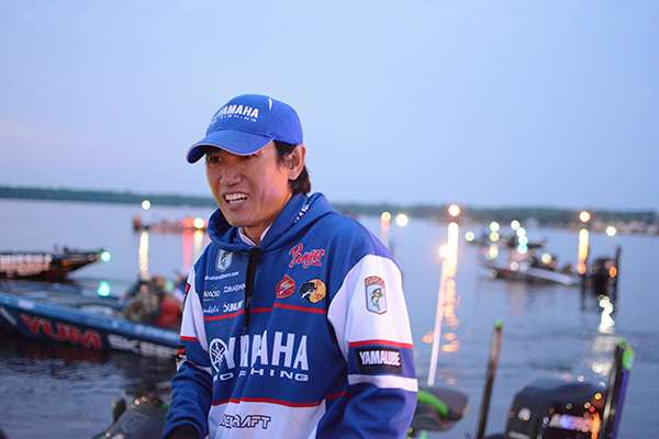 Takahiro Omori is a happy camper on Day 3, he sits in 12th.