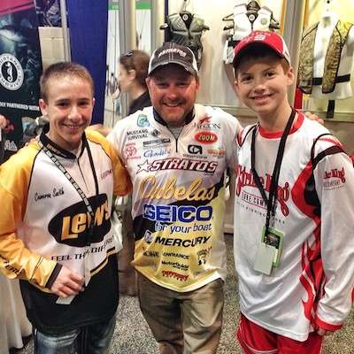 <p>"At the #bassmasterclassic this weekend!!! <a href=