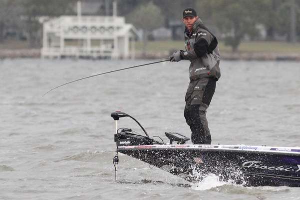 Despite the previous day, Martens only caught one keeper from there.