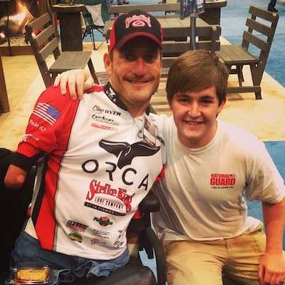 <p>"This man is such an inspiration to anyone that sees or meets him, he truly is a blessing!! #claydyer #inspiration #blessed #classic #bassmasterclassic #fishing #bassfishing #like #new #follow" -- <a href=