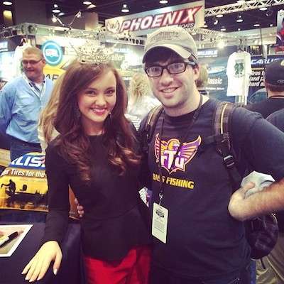 <p>"Just hanging out with #missalabama at the #bassmasterclassic she is my date for the night. Good times!!" -- <a href=