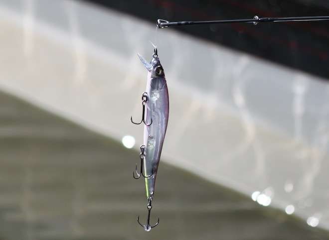 A look at one of the jerkbaits that WSP has used this week. 