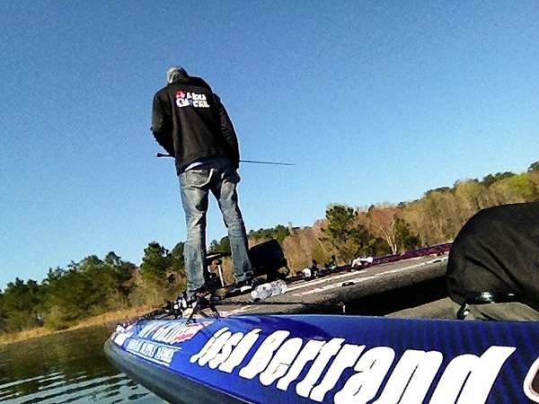 Bertrand is on the hunt for bigger and better fish.