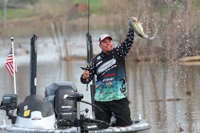 <p> </p>
<p><strong>1. Flipping matted grass</strong></p>
<p>Flipping matted grass is Laneâs go-to for plus-size bass. âWhen you get that bite in a mat, it is the most crazy, exciting and intense feeling that you get. You never know whatâs on the other end. They hit it so hard that you almost donât know what to do,â he says. âThose big bass live under there because thereâs shad, bream and other fish under there, so they have everything that they want.â Once again, Lane has been fine-tuning a prototype Luck âEâ Strike Fast Lane flipping creature bait which he hand-designed to slip into the thickest mats.</p>

