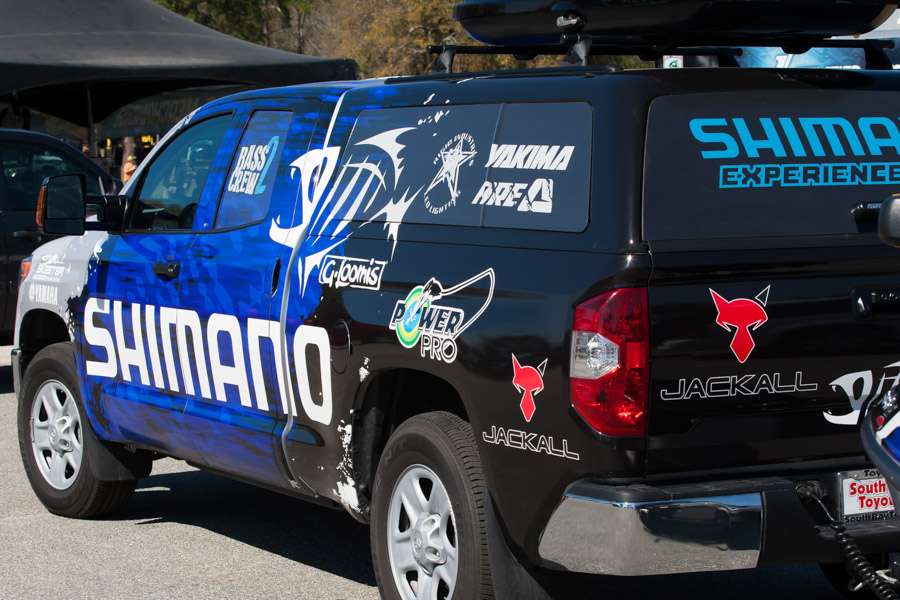 Shimano, who provides the live release boat as previously shown, is represented.