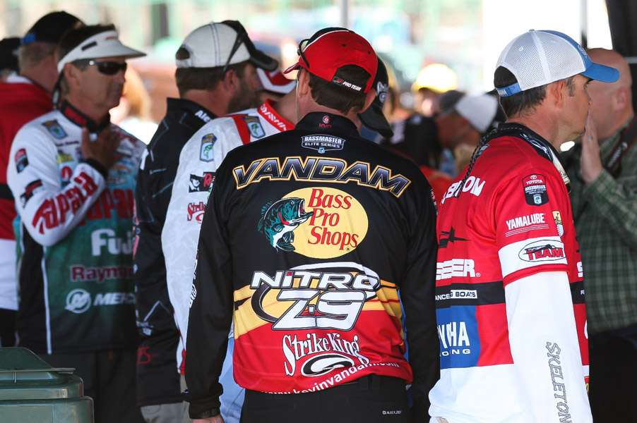 Kevin VanDam -- with 17-9 and in 26th place after Day 1 -- looks to improve.
