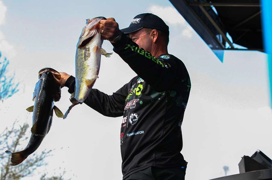 Davy Hite did very well, with just over 24 pounds.