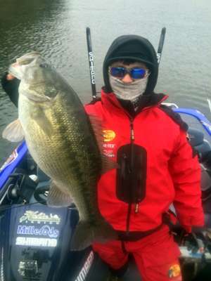 JP Kimbrough was practicing with Carl Jocumsen when he landed this one.