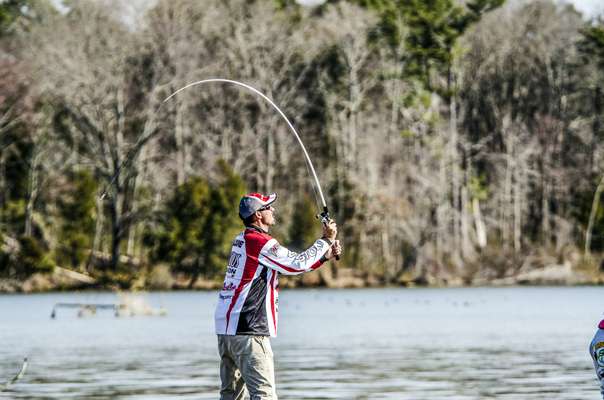 At 6 foot, 9 inches tall, David Kilgore is the tallest angler to fish a Classic.