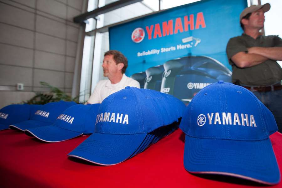 Yamaha hands out the swag to the Marshals and the Elites.