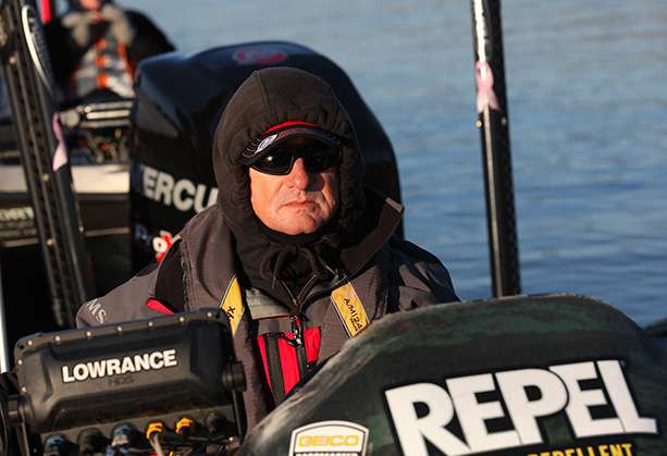 Thirty time Classic qualifier Gary Klein is poised as he heads onto Lake Seminole.