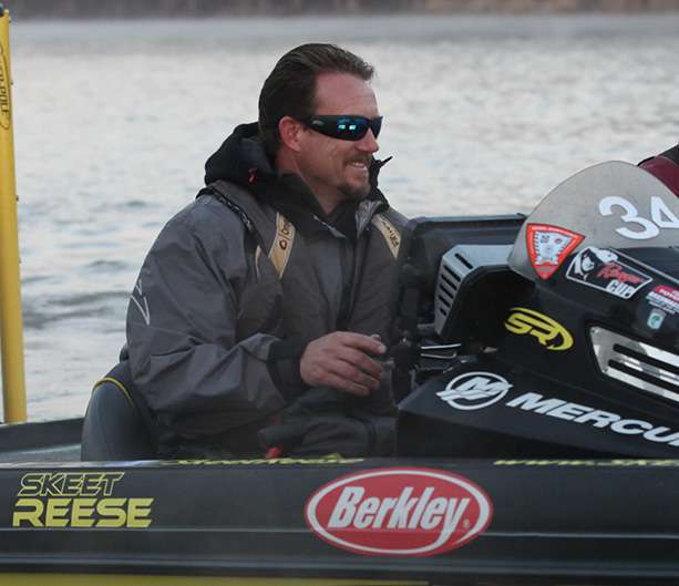 Skeet Reese heads out on Day 3 on Lake Seminole.