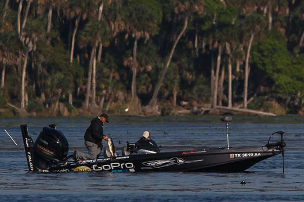 Mike Kernan is in 7th after Day 1 and this fish will really give him a boost on Day 2.
