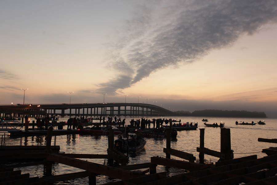 It's going to be a beautiful day on St. Johns River just as soon as the fog burns away.