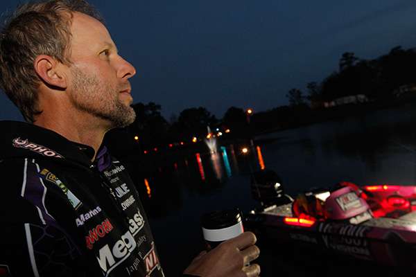 Aaron Martens ponders his day ahead of him.