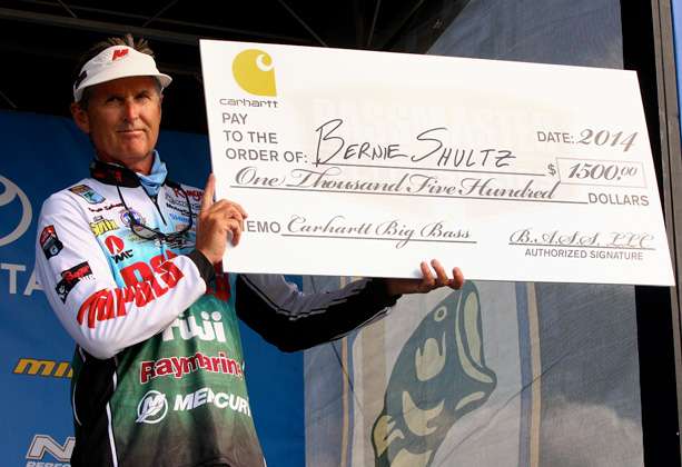 Schultz picked up a nice check from Carhartt.