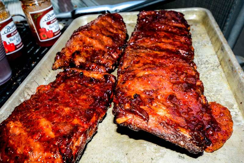 Terry's ribs are done. If you want one, you better hurry.