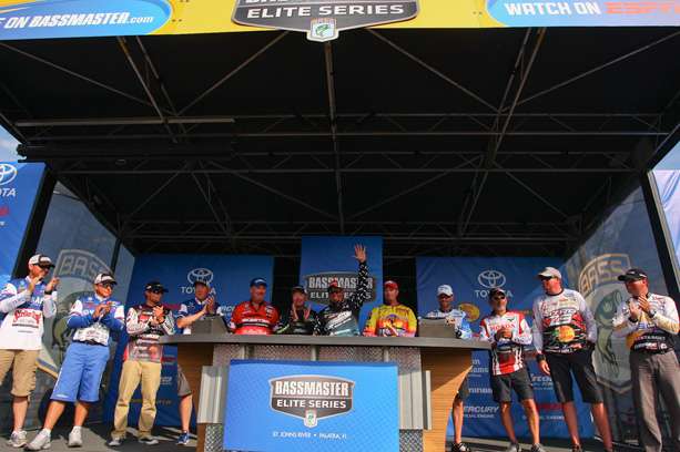 Only the top 12 Elites will move on to fish the final day of the Bassmaster Elite at St. Johns River.