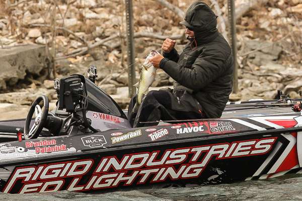 With fish like this around, he is looking to make a move up the leaderboard on Day 2.  