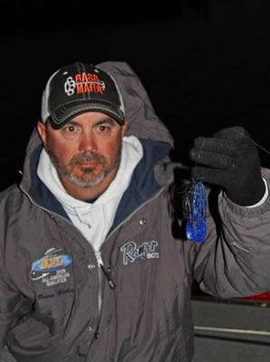 Kentucky angler Brian Hickey will spend a lot of his day throwing a swim jig.