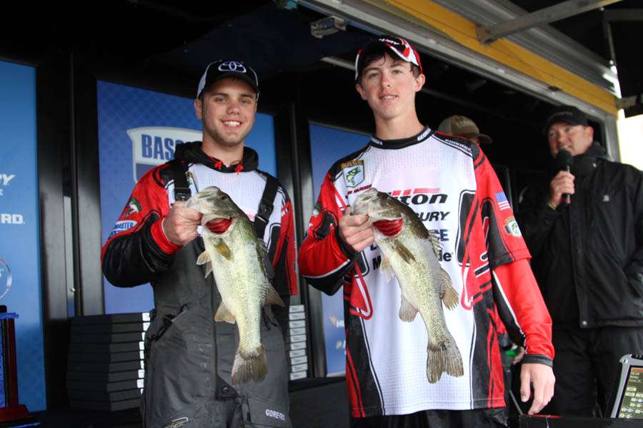 Blake Hunter and Trevor Mobley represented Georgia in the high school competition.