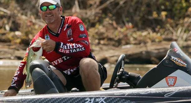 Browning started the day in second place but was beginning to catch the kind of fish that could lead to another win on the Red River.
