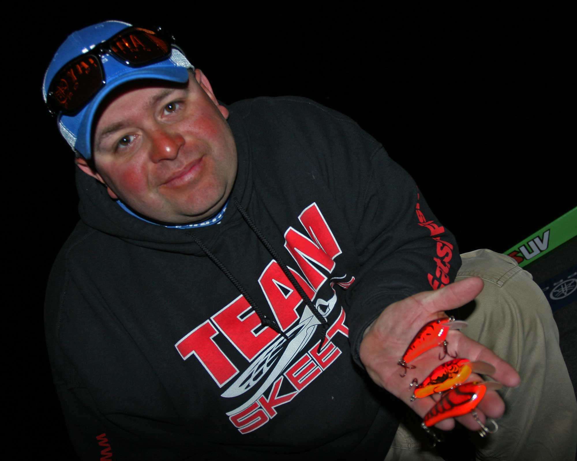 Bill Lowen mixed in three flat-sided crankbaits to jump into the Top 12 for the event. His main lures consisted of a Lazer Lure, Ima Shaker and a PH custom crankbait. Crawfish was his favorite color to use while he also mixed in some shad patterns as well.