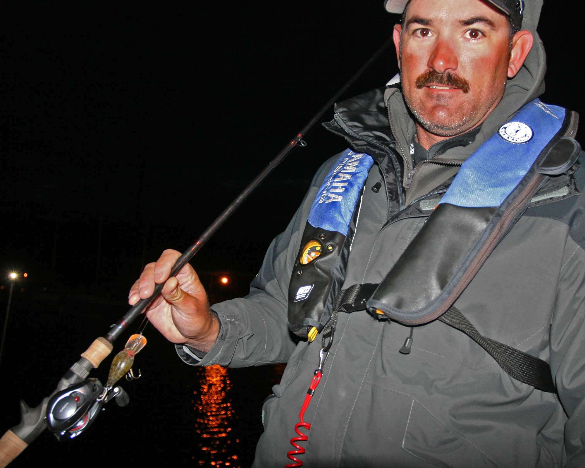 Jared Lintner predominantly used a Wiggle Wart and was fishing in less than 6 feet of water.