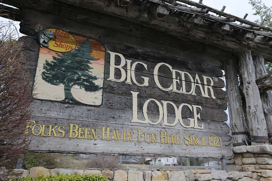 The Big Cedar Lodge was host to the pre-tournament briefing.