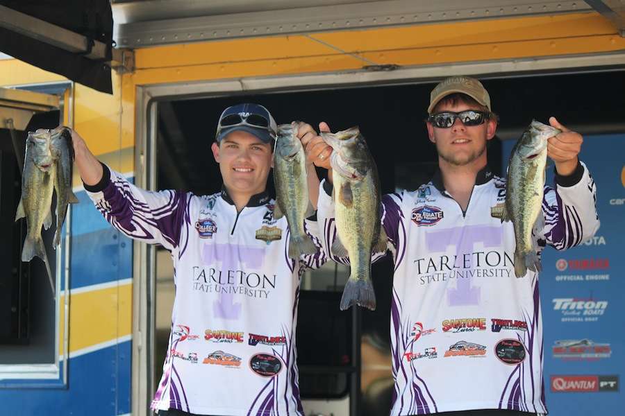 Austyn Fowler and Zach Hurst of Tarleton State University are in a 3-way tie for 7th with 8- 2.