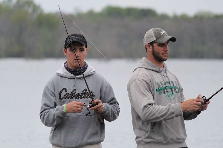 Northeastern State has 2 fish early. 