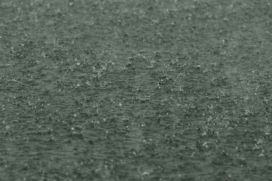A downpour hits Table Rock.
