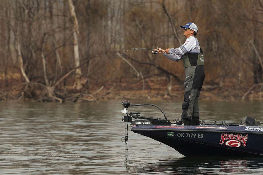 Zaldain makes another cast.