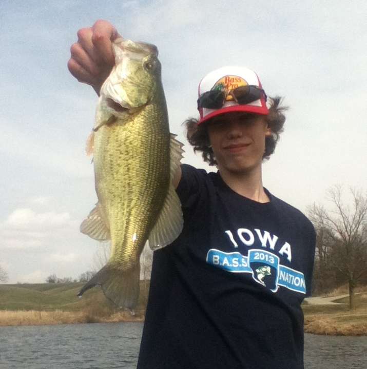 Isaiah Minton caught this one on a spinnerbait.