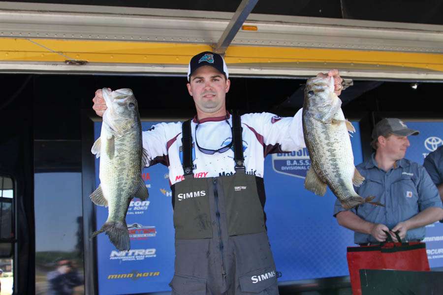 <p>Will Duncan shows of two of the fish that put him in a tie for eighth.<br />
	 </p>
