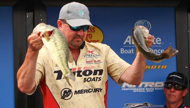 Keith Glasby, co-angler (1st, 22-8)