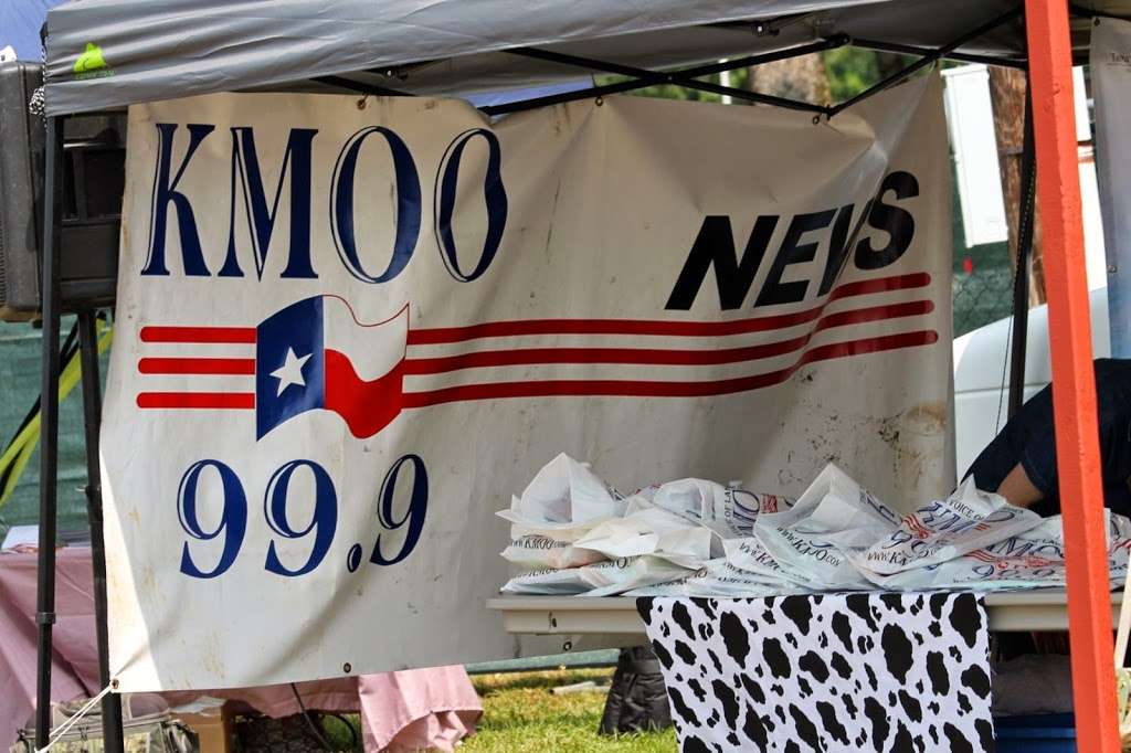 KMOO was on site, love the name, listened to the station a bit, was pretty cool...