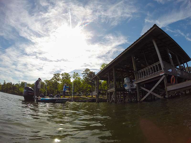 Here's a GoPro perspective of a few anglers as the start their day on Toledo Bend in the Evan Williams Bourbon Bassmaster Elite Series event. 