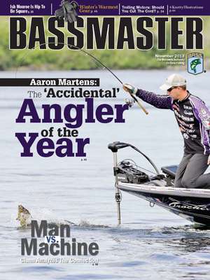 Elite Series pro Aaron Martens brought home his second Angler of the Year title in 2013 by reeling in big bass during the Plano Championship Chase in Detroit, Mich.