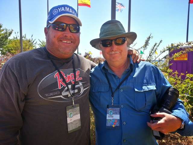 <p>Me and the Swamp People star, T-Roy Broussard. Did a story with him back last week some time, <a href=