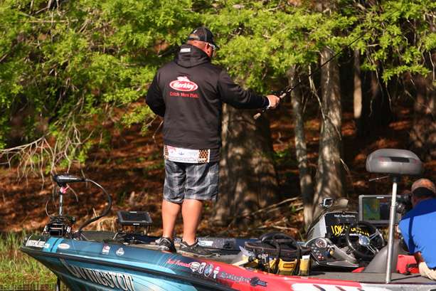 Jacob Powroznik started off Day 3 on Toledo Bend in the lead with a total weight so far of 48-4. See how his time on the water went today.