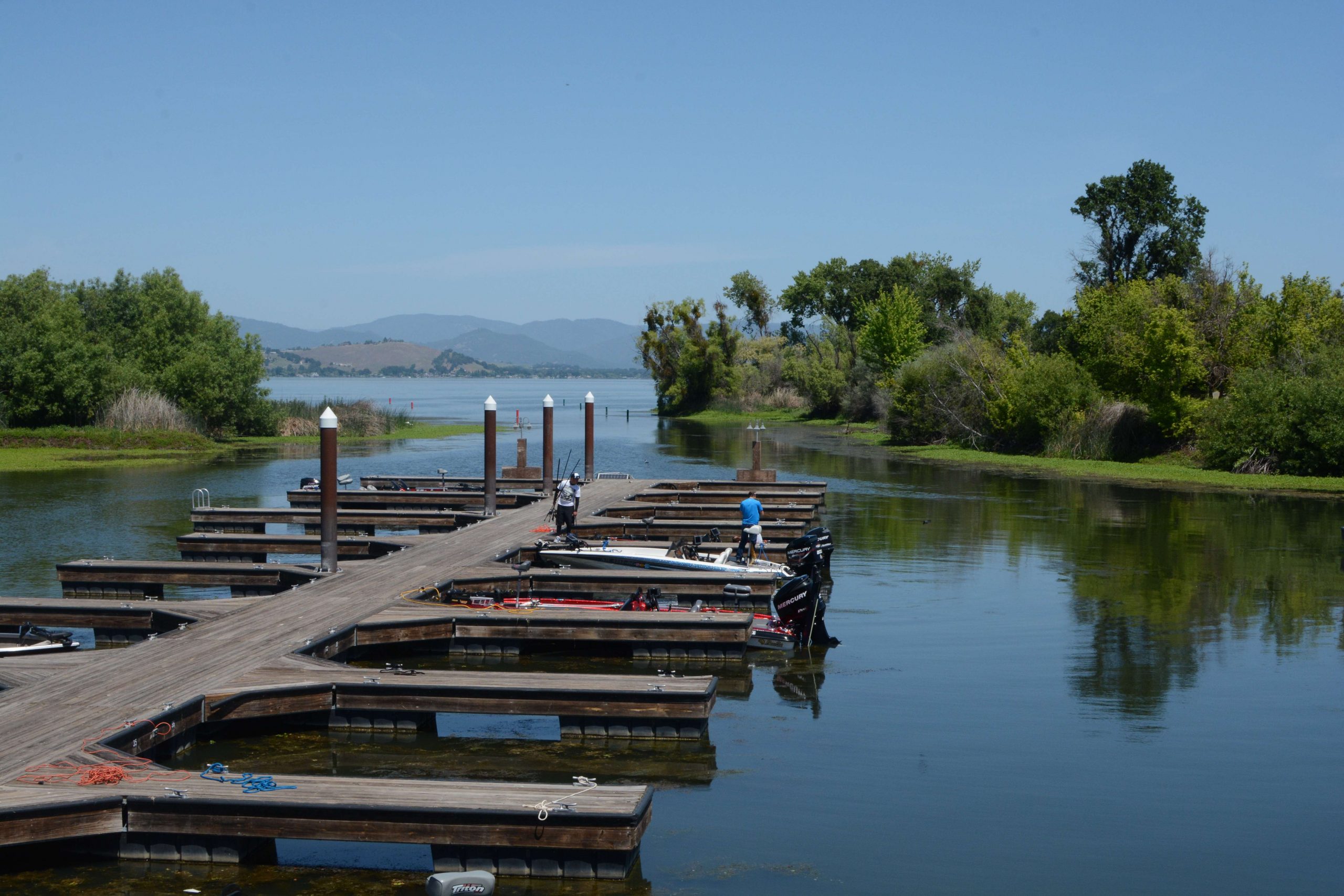 Clear Lake in Lakeport, Calif., is the setting for the 2014 Carhartt Bassmaster College Series Western Regional. The takeoff point is here at the Konocti Vista Resort & Casino.