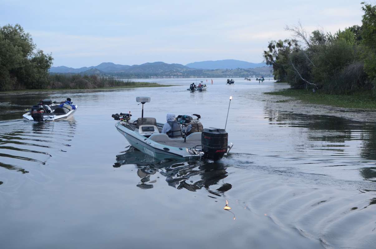 And Day 2 has begun! Tune in at 2 p.m. PT for the weigh-in on Bassmaster.com.