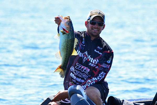 His work paid off with this six-pounder.
