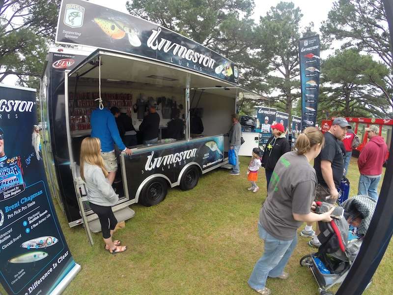 Livingston Lures has pros on hand to answer questions, and they also have baits available for sale. 