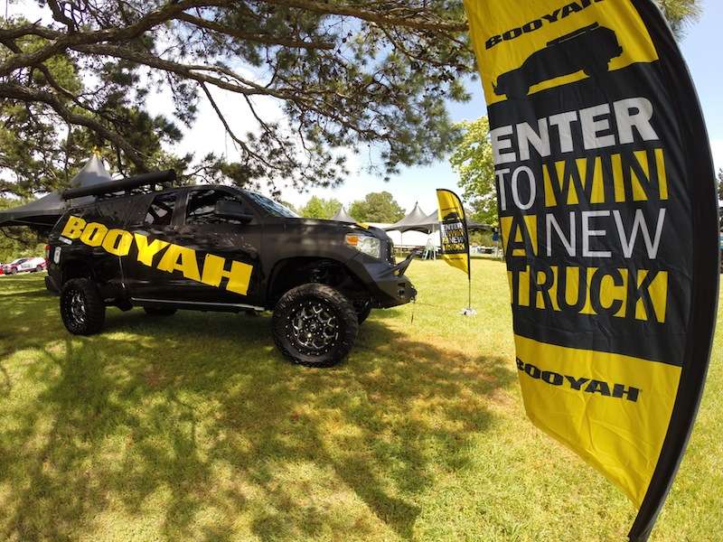 This year, Booyah is giving away a tricked out Toyota Tundra valued at $60,000 to one lucky bass fishing fan. To enter the sweepstakes, you can come out and register in person at any of the Elite Series events or sign up online at www.booyahbaits.com/truck. Finalists will be chosen from online entries, entries at the 2014 Bassmaster Classic and entries from the Elite Series events and the AOY Championship. These 11 finalists will be invited to the 2015 Bassmaster Classic where they will each be given a key. If your key fits the ignition, you win!